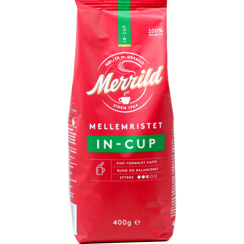 Merrild in Cup - Kawa mielona 400g - (Lavazza)