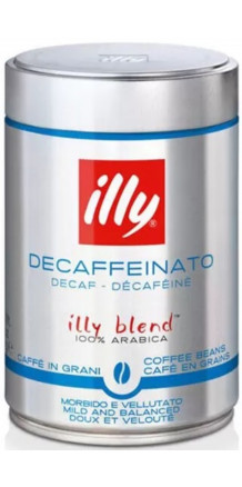 Illy Decaf Espresso bezkofeinowa - Kawa ziarnista 250g