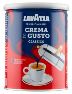 Lavazza Crema E Gusto - Kawa mielona 250g - Puszka