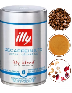 Illy Decaf Espresso bezkofeinowa Kawa ziarnista 250g