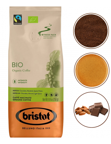 BRISTOT BIO/FTO Kawa mielona 250g