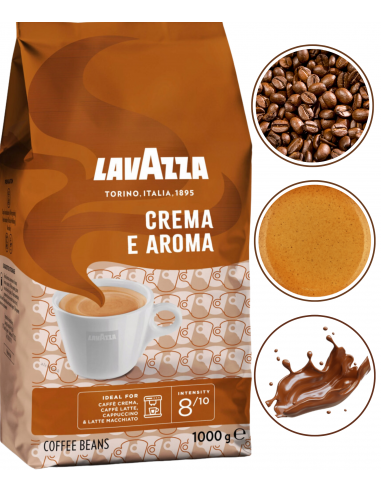 Lavazza Crema E Aroma - Kawa ziarnista 1kg - Włoska
