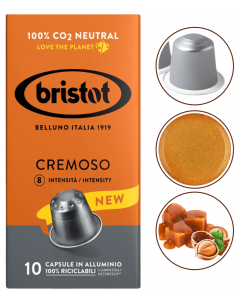 Kapsułki do Nespresso BRISTOT CREMOSO 10szt.