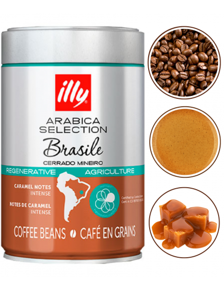 Illy BRASILE ARABICA SELECTION Kawa ziarnista 250g