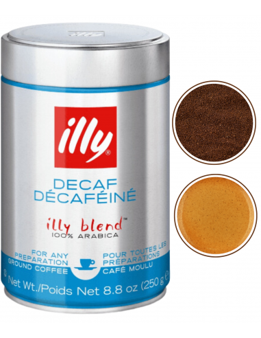 illy Decaf Espresso bezkofeinowa Kawa mielona 250g