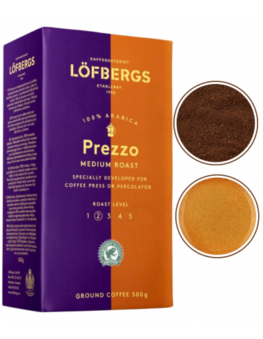 LOFBERGS Prezzo Medium Roast Kawa mielona 500g