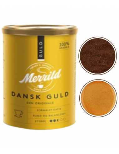 Kawa mielona Merrild Gold 250g Puszka