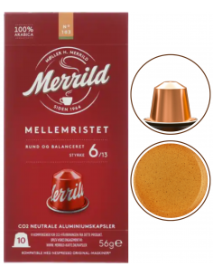 Kapsułki do Nespresso Merrild 103 Mellemristet 56g