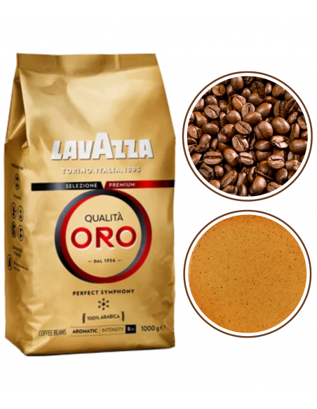 Lavazza Qualita Oro kawa ziarnista arabica średnio palona 1kg