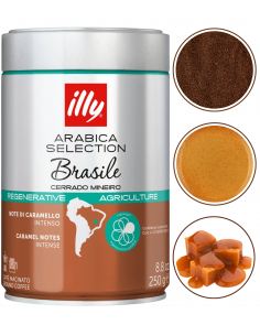 Illy BRASILE ARABICA Kawa mielona 250g