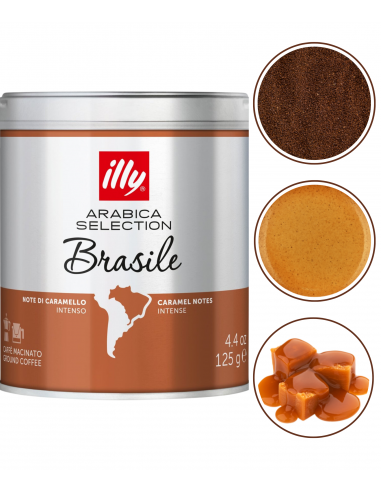 Illy BRASILE ARABICA SELECTION Kawa mielona 125g