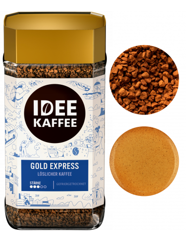 Idee Kaffee Gold kawa rozpuszczalna czarna 100g