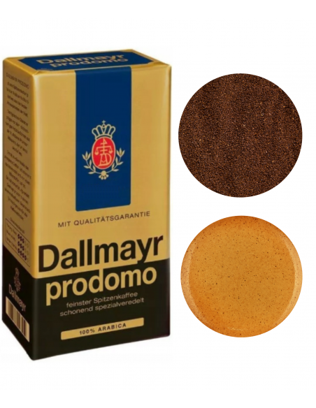 Dallmayr Prodomo arabica kawa mielona słabo palona 500g