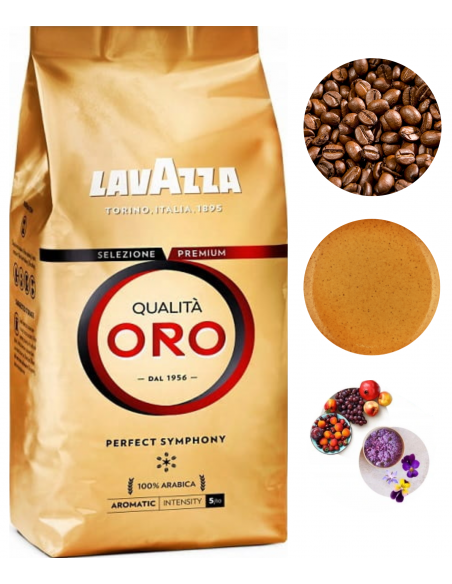 Lavazza Qualita Oro kawa ziarnista arabica średnio palona 1kg