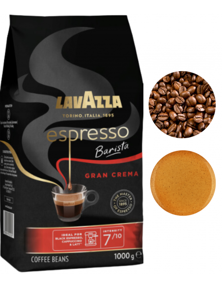 Lavazza Gran Crema espresso kawa ziarnista średnia palona 1kg