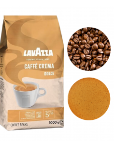 Lavazza Caffe Crema Dolce kawa ziarnista czarna 1 kg 2