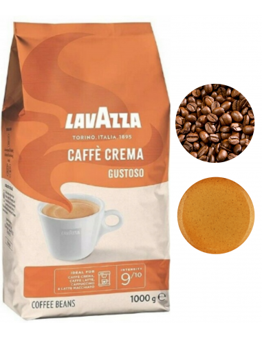 Lavazza Caffe Crema Gustoso kawa ziarnista...