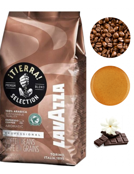 Lavazza Tierra Selection kawa ziarnista arabica włoska 1kg