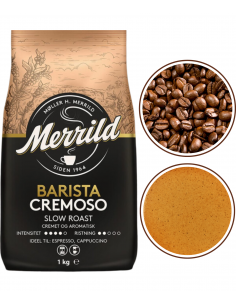 Lavazza Merrild Barista Cremoso kawa ziarnista intensywna... 2