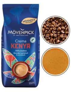 Movenpick Crema Kenya Kawa Ziarnista 1000g