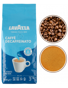 Lavazza Caffe Decaffeinato Kawa Ziarnista 500G