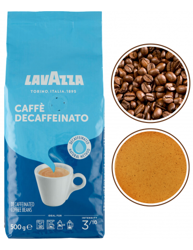 Lavazza Caffe Decaffeinato Kawa Ziarnista 500G