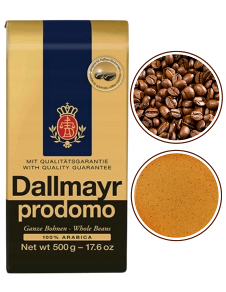 Dallmayr Prodomo kawa ziarnista arabica średnio palona 500g