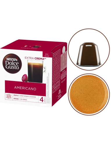 Nescafe Dolce Gusto Americano Kawa Kapsułki 30 sztuk