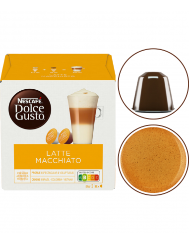 Nescafe Dolce Gusto Latte Macchiato Kawa Kapsułki 16 sztuk