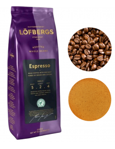 Lofbergs Espresso kawa ziarnista ciemno palona intensywna... 2