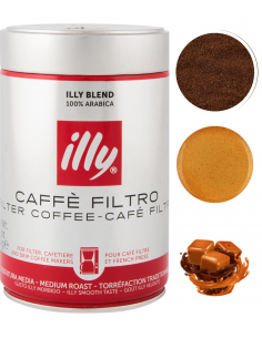 Illy CLASSICO CAFFE FILTER Kawa mielona 250g 2
