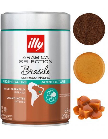 Illy BRASILE ARABICA Kawa mielona 250g