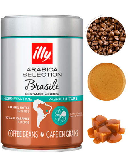 Illy BRASILE ARABICA SELECTION Kawa ziarnista 250g