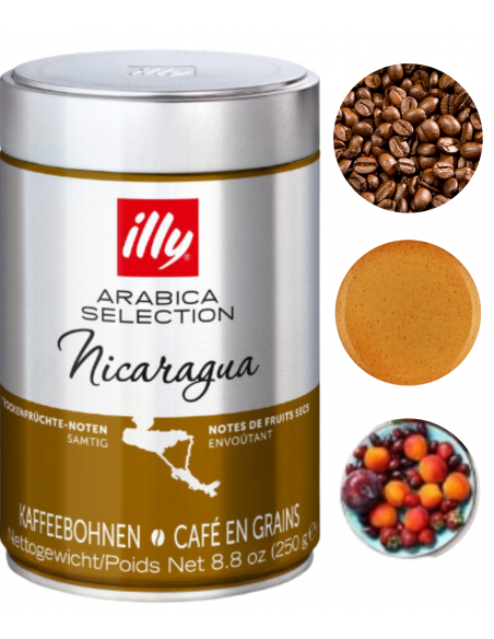 Illy Nicaragua Arabica kawa ziarnista 250g
