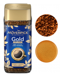 Movenpick Gold Original Glass kawa rozpuszczalna arabica... 2