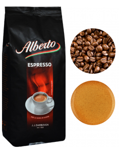 Alberto Espresso kawa ziarnista arabica intensywna 1kg 2