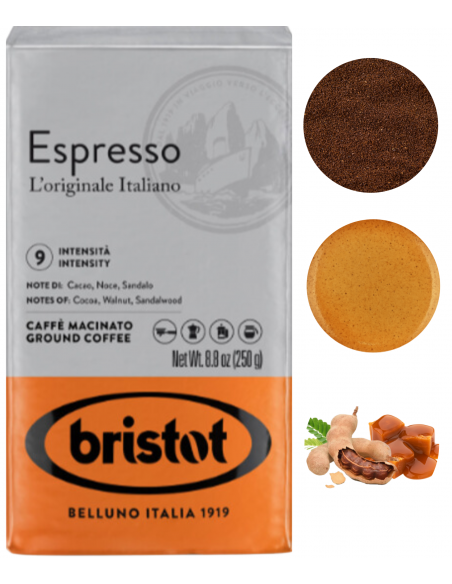 Bristot Espresso kawa mielona intensywna 250g