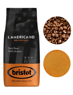 Bristot L'americano Arabica kawa ziarnista mocno palona... 2