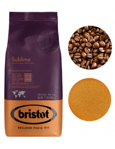 Bristot Sublime Arabica kawa ziarnista czarna espresso 1kg 2