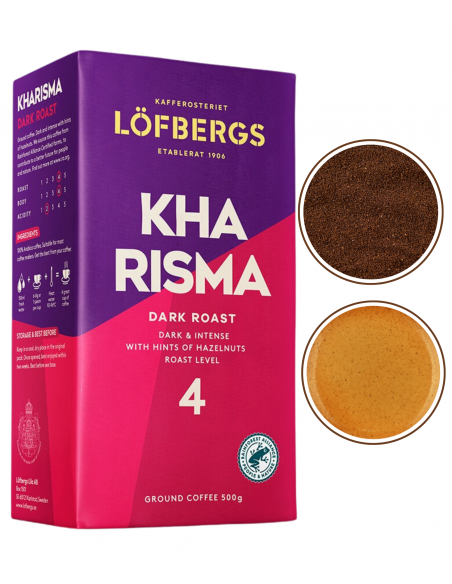 Lofbergs Kharisma Dark Roast arabica mocno palona 500g