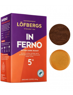 Lofbergs Inferno kawa mielona mocno palona 450g 2