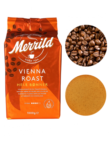 Merrild Vienna Roast kawa ziarnista 1kg