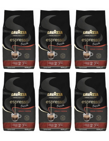 Lavazza Gran Crema Espresso Kawa ziarnista zestaw x 6 kg