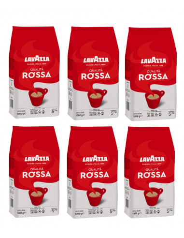 Lavazza Qualita Rossa Kawa ziarnista zestaw 1kg