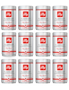 Illy CLASSICO Kawa ziarnista zestaw 12 x 250g