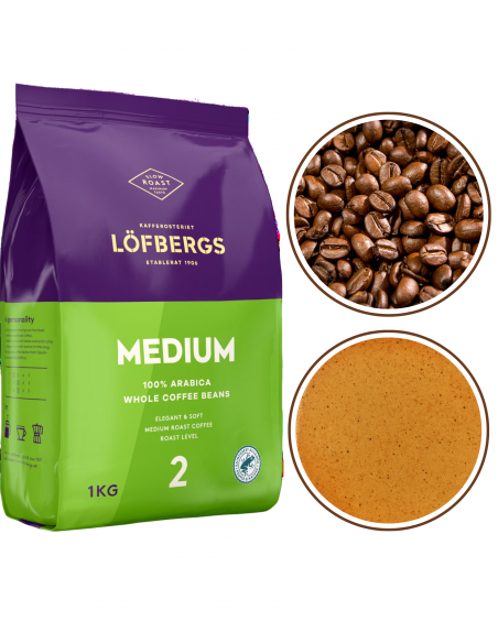 Lofbergs Medium Roast kawa ziarnista arabica 1kg