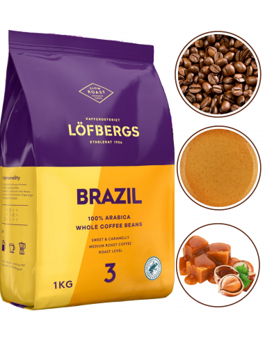 Lofbergs Brazil kawa ziarnista arabica do...