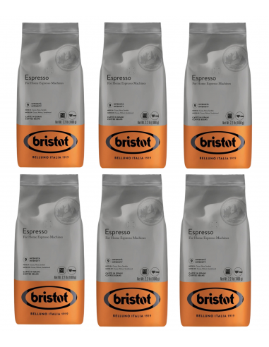 BRISTOT ESPRESSO RETAIL kawa ziarnista zestaw 6 x 1 kg