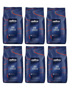 Lavazza Gran Espresso kawa ziarnista zestaw 6 x 1 kg