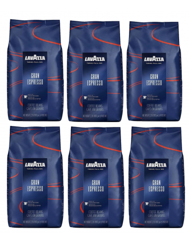 Lavazza Gran Espresso kawa ziarnista zestaw 6 x 1 kg